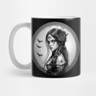 Gothic Witch Mystical Art - Victorian/Goth Mug